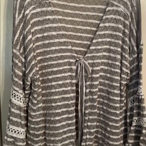 Striped summer cardigan